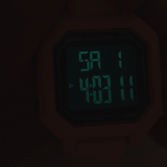 Armitron Womens Digital Sport Watch 36mm Square Dial Pink Black with New Battery - Picture 7 of 15